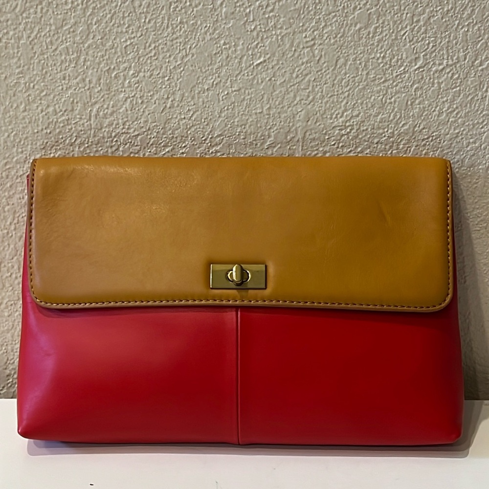 J. Crew Leather Clutch